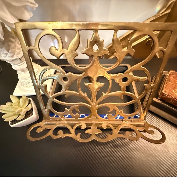 Beautiful 19th Century Brass Shtender. - Picture 2 of 10